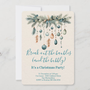 Invitation Réunion des Fêtes Classique C'est la Saison