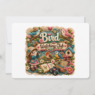 Invitation Réunion du Club d'observation des oiseaux Invitati