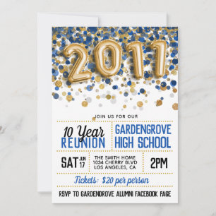 Invitation Réunion du lycée de 2011