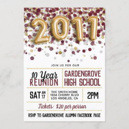 Invitation Réunion du lycée de 2011