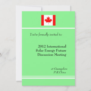 Invitation Réunion professionnelle internationale