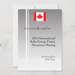 Invitation Réunion professionnelle internationale