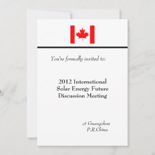 Invitation Réunion professionnelle internationale d'affaires