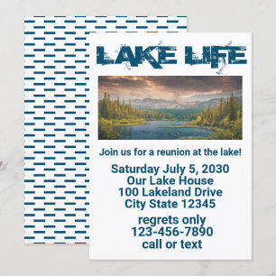Invitation Réunion sur le lac Life