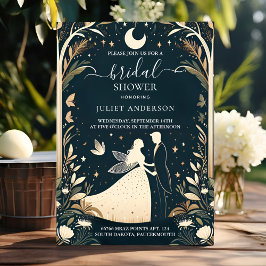 Invitation Rêve magique Étoiles mystiques Fête des mariées Lu