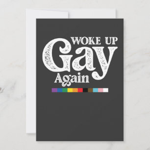 Invitation Réveillez Gay Soutenez à nouveau LGBT Pride