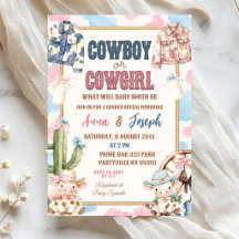 Révélation de sexe Cowboy ou Cowgirl Far West