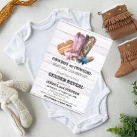 Révélation du sexe  Bottes de cowboy ou cowgirl