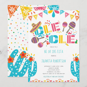 Invitation Révélation du sexe Fête mexicaine Il ou Elle