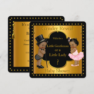 Invitation Révélation du sexe Fête pour bébé garçon ou fille