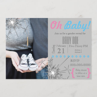 Invitation Révélation Sparkler
