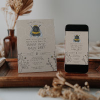 Révéler le genre ce qui va Baby shower bébé abeill
