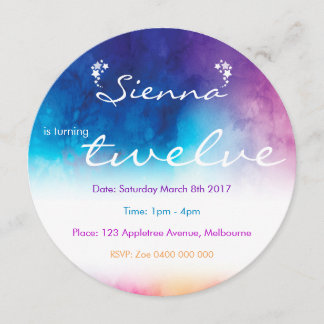 Invitation Rêves d'arc-en-ciel