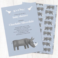 Rhinoceros C'est un Baby shower garçon