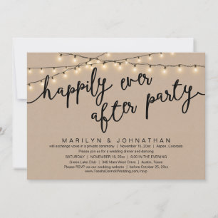 Invitation Rien De Chic, Juste Amour, Dîner Rustique Mariage