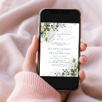Rien de fantaisie Juste aimer Eucalyptus Mariage v
