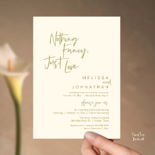 Invitation Rien de fantaisie juste de l'amour, Dîner de maria