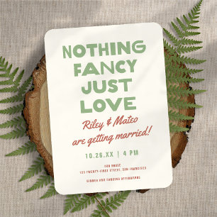 Invitation Rien de Fantaisiste Gras Moderne Type Tons Terreux