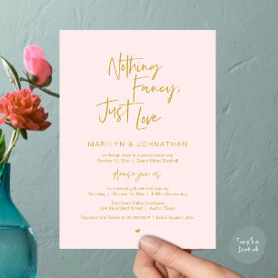 Invitation Rien de Fantaisiste Juste de l'Amour, Dîner de Réc