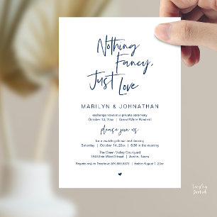 Invitation Rien de Fantaisiste Juste de l'Amour, Dîner de Réc