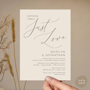 Invitation Rien de Fantaisiste, Juste de l'Amour, Dîner d'Élo