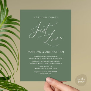 Invitation Rien de Fantaisiste, Juste de l'Amour, Dîner d'Élo