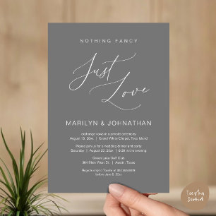 Invitation Rien de Fantaisiste, Juste de l'Amour, Dîner d'Élo