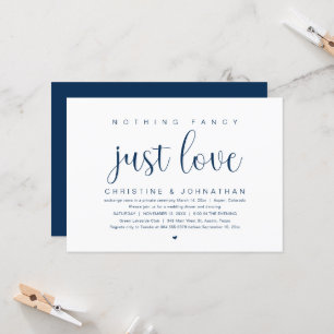 Invitation Rien de Fantaisiste Juste de l'Amour, Fête de Mari