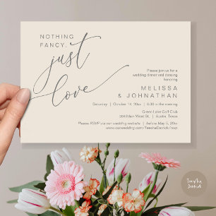 Invitation Rien de Fantastique, Juste de l'Amour, Dîner de Ma