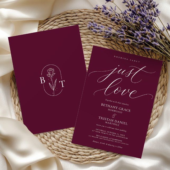 Invitation Rien de Fantastique Juste un Script de Mariage Bor (Créateur téléchargé)
