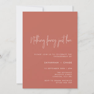 Invitation Rien De Fantastique Partie d'engagement en terre c