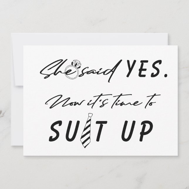 Invitation Ring Bearer temps pour convenir à la proposition d (Devant)