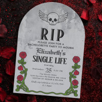 Rip Single Life Gothique Bachelorette Party