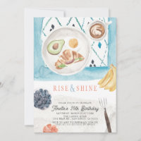Rise & Shine Brunch PJ Aquarelle Anniversaire