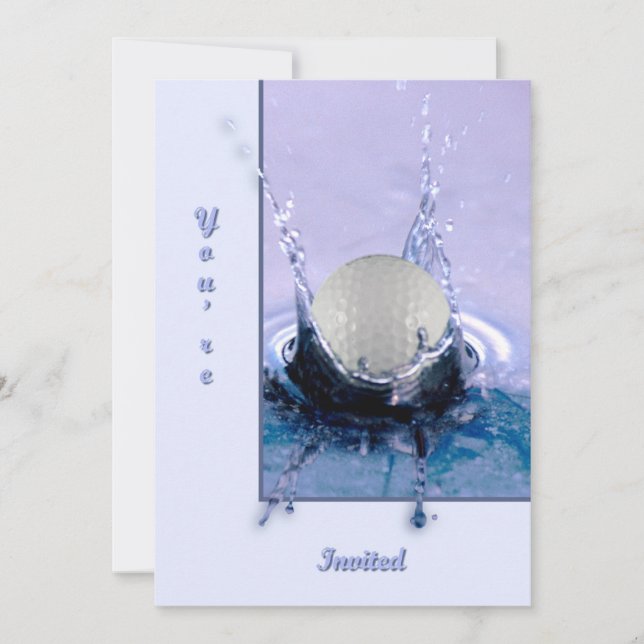 Invitation Risque de l'eau (Devant)