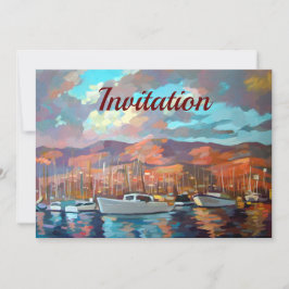 Invitation Riviera américaine