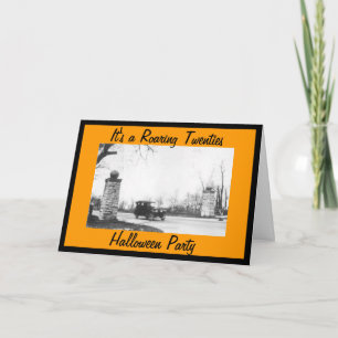 Invitation Roaring 20's Halloween Party Costume