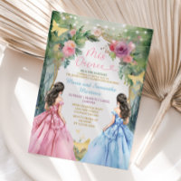 Robe bleu rose Twin Floral Princess Mis Quince