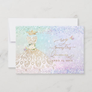 Invitation Robe de coing blanc PixDezines RSVP