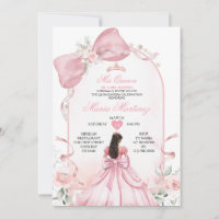 Robe de princesse rose tendre Fleur de Mis Quince