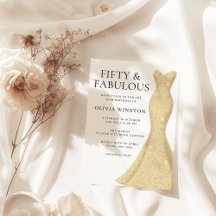 Robe d'or femmes 50e fête d'anniversaire