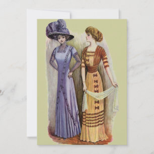 Invitation Robe vintage