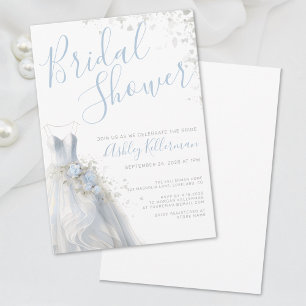 Invitation Robes de Mariée Élégantes Réception de Mariage