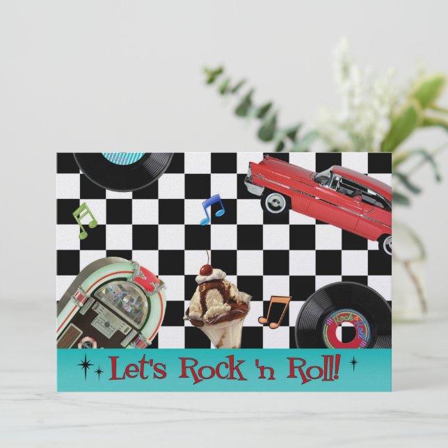 Invitation Rock and Roll (Debout devant)
