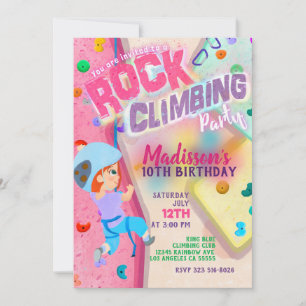 Invitation Rock Escalade Party