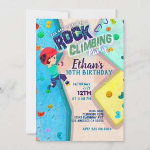 Invitation Rock Escalade Party