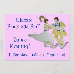 Invitation Rock et Roll Dancing