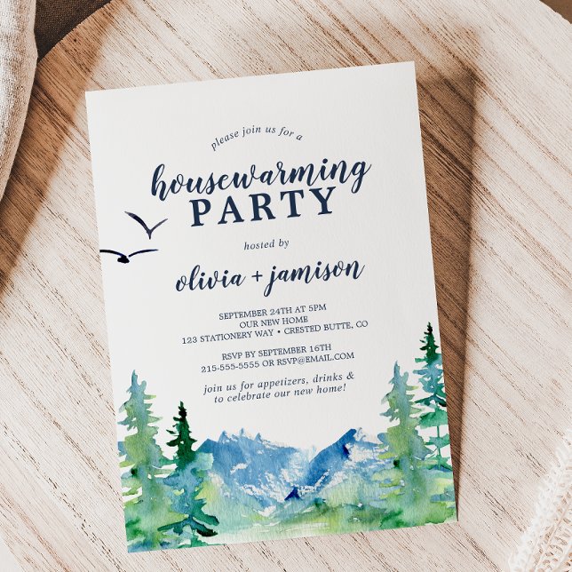 Invitation Rocky Mountain House Party (Créateur téléchargé)