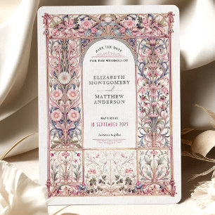 Invitation Rococo Enregistrer le Mariage de date