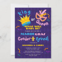 Roi ou Reine Mardi Gras Révélation de genre
